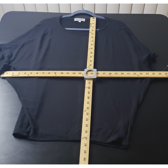 Michael Stars Womens Dolman Sleeve Scoop Neck Top Bundle Black Grey L Casual - Picture 11 of 16